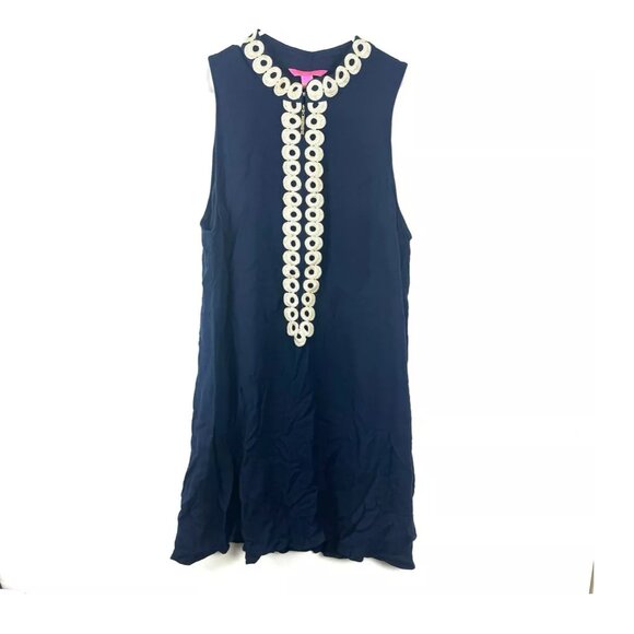 Lilly Pulitzer Dresses & Skirts - Lilly Pulitzer Women’s Jane Shift Dress Navy 16
